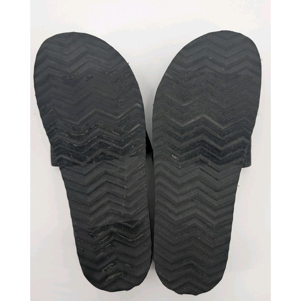 Steve Madden Kasper Slide Black Woven Platform Slip Ons Size 10 - Picture 7 of 9